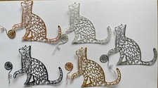 5 cat die cut shapes for card