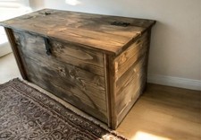 Solid Pine Handmade Chest /