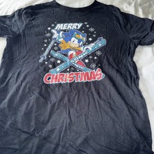 Boys Age 7-8 Sonic Christmas T Shirt