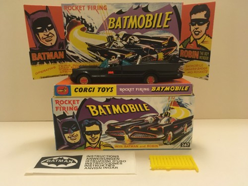Corgi toys 267 batmobile black - corgi,