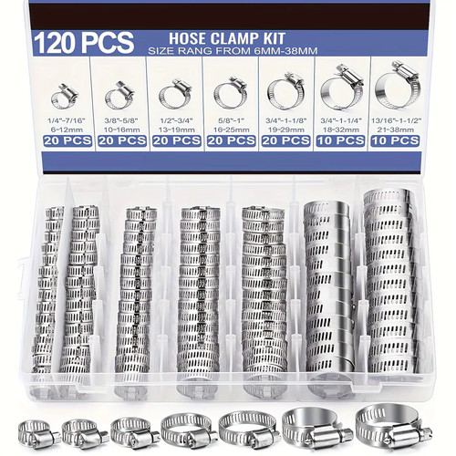 120pcs stainless steel hose - 120pcs,