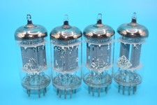Matched Quad - Telefunken ECC83 12AX7 Vintage Audio Tubes - Tall Ladder Plates