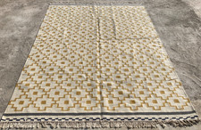 Vintage Handmade Traditional Beautiful Ikea Kilim Floor Rug Carpet 241x173 cm