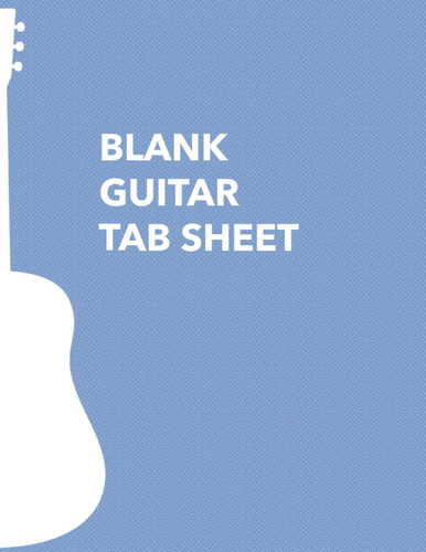 Blank guitar tab - blank, sheet