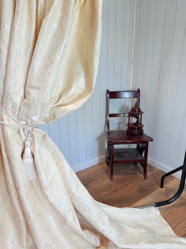 Polyester satin curtain a - curtain,