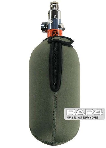 Olive 68ci paintball air tank - paintball,