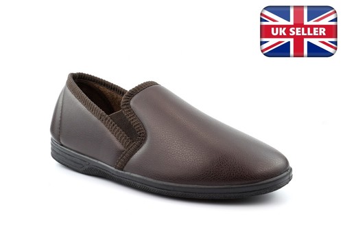Mens carpet slippers - carpet, slip