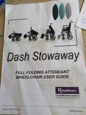 Remploy Healthcare Dash Stowaway Fully Folding Wheelchair