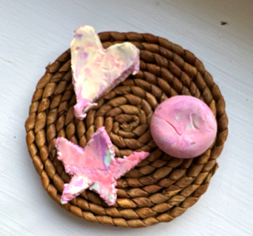 Marbled pink multicolour - marbled,
