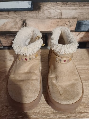 Girls zara floral flower beige - flower,