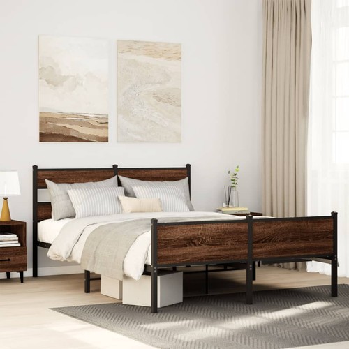 Industrial wooden queen size - wooden,