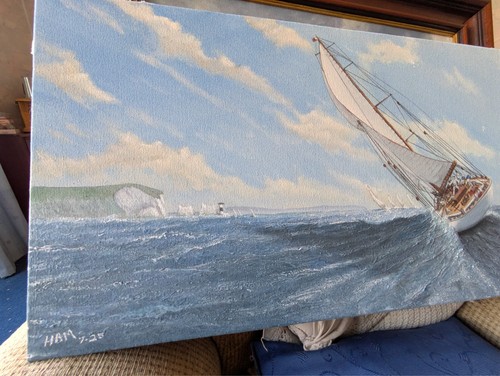 Signed original oil painting - signed,