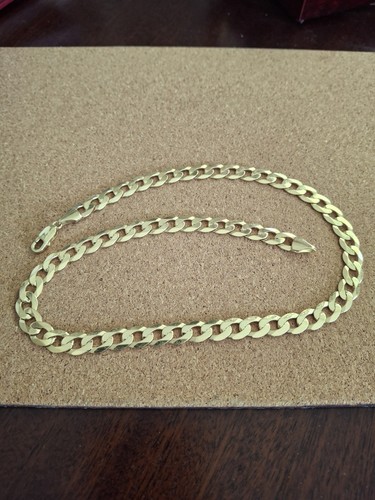 9ct gold curb chain - 9ct, 20