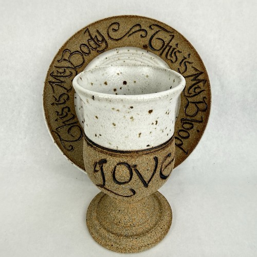 Vtg studio pottery communion - vtg,