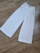 Zara oyster white palazzo - oyster,
