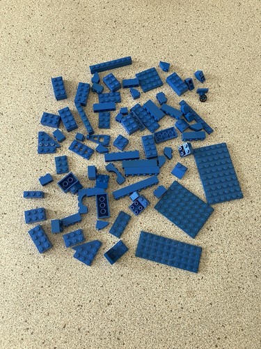 Lego vintage retro blue job - retro,