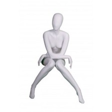 Female Sitting Mannequin Matt