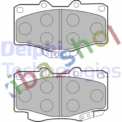 Brake pads set front - fits, bmw