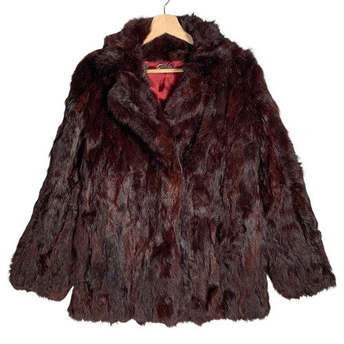 Vintage korea rabbit fur coat - korea,