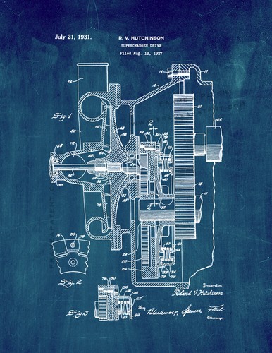 Supercharger drive patent - supercharger,