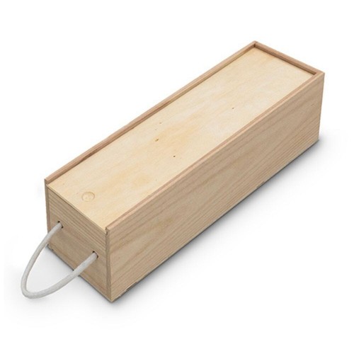 Wooden wine bottle - wooden, gift
