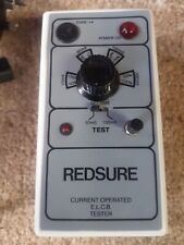 REDSURE E.L.C.B Tester RCD Earth Leakage Tester BOXED with power lead
