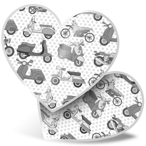 Heart stickers bw - 2,