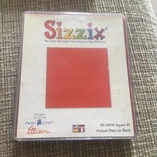 Sizzix Originals Square #1 ~ Craft Die ~ Fabric & Sewing 9.5cms BNIB