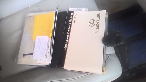 Operators owners book rx330 - operators,