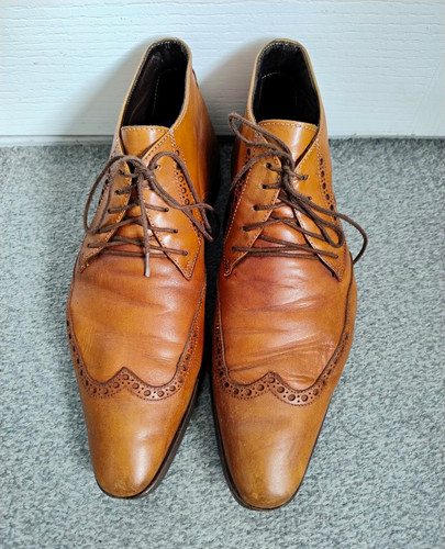Men brown leather - men's,