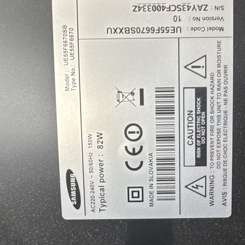 Samsung ue55f6670sb 55in - ue55f6670sb, led