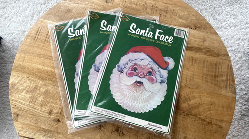 Beistle christmas santa face - beistle,