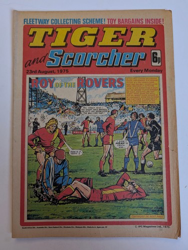 Tiger and scorcher comic - and,