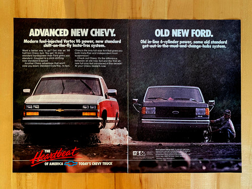1988 print chevrolet pickup - print, ad