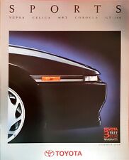 Toyota Sports - Corolla GTi 16, MR2, Celica, Supra Brochure Spring 1990