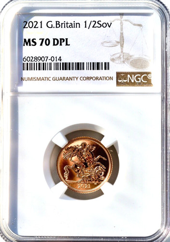 2021 gold half sovereign - gold,