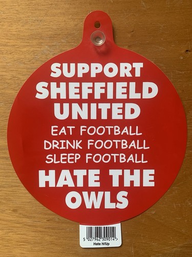 Sheffield united window badge - sheffield,