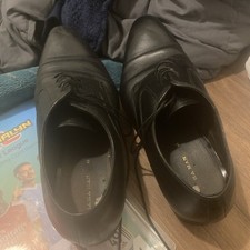 ZARA Mens black leather