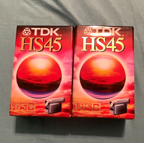 Tdk hs45 vhs camcorder tapes - tdk, vhs-c