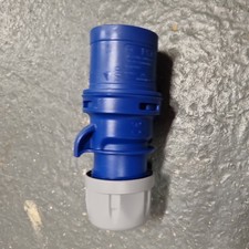PCE 3 Pin Blue Commando Plug & Sockets 240V 2P+E 16amp  IP44