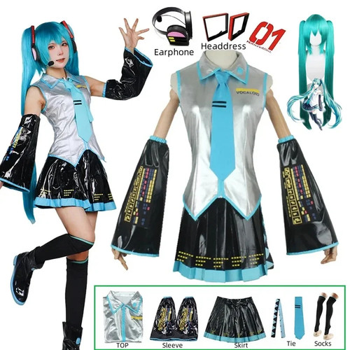Miku cosplay ensemble - cosplay,