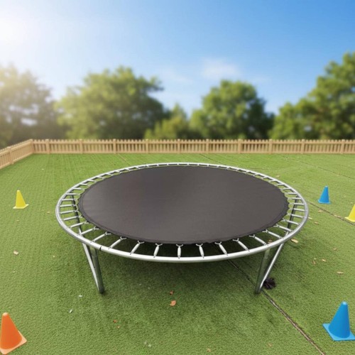 Round trampoline mat high - round,