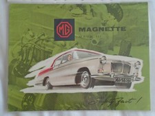 MG Magnette Mark III brochure Apr 1959 English text ref 58132A