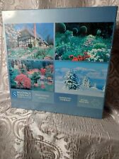 WH Smith Four Seasons 4 x 1000 Piece Jigsaw Puzzles. Opened/used but VGC.