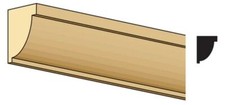 Dolls House Cornice 1/4"  24"