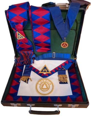 Masonic regalia with case - regalia,