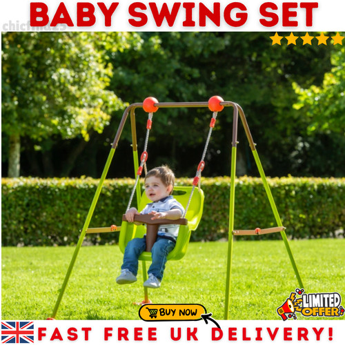 Foldable baby kids swing set - swing,