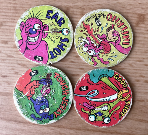 Vintage 1990s caps pogs - caps,