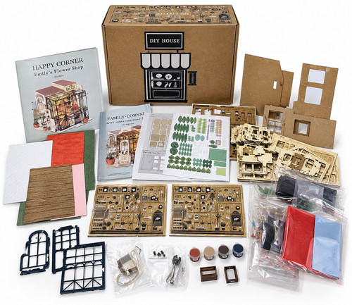Rolife diy miniature house kit - house,