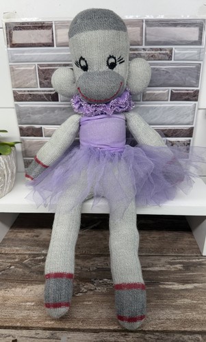 Sock monkey girl whimsical - girl,